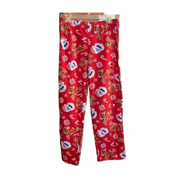 Rudolph, the red nose, reindeer, women’s pajama lounge, sleepwear pants/M - Picture 1 of 4